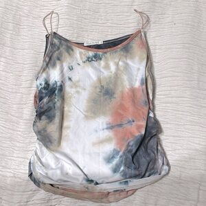 Multi color spaghetti strap shirt